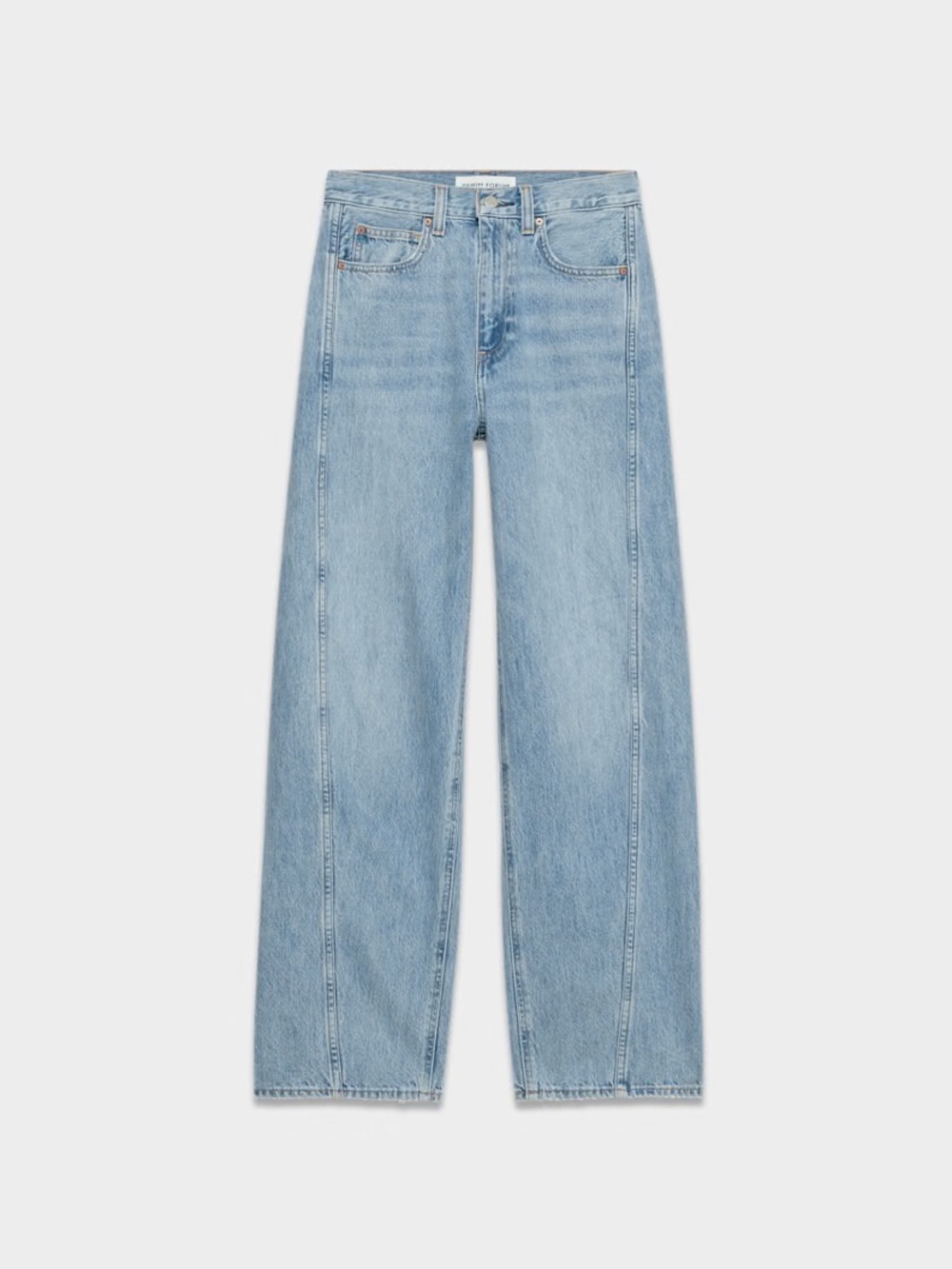 Denim Forum Light Blue Wide-Leg Jeans